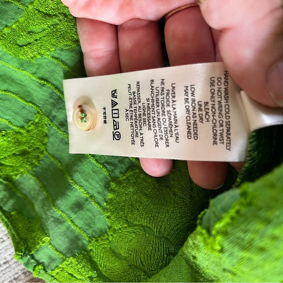 Maeve Green Textured Blouse by Anthropologie - Picture 2 of 5